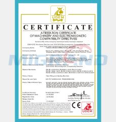 tube filling and sealing machine CE certification certificate of Hunan Migrand Machinery Technology Co., Ltd. – certificate photo, supplier certificates section