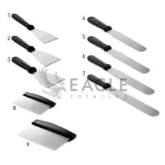 Steel Knife Kitchen Utensils Kitchenware Size 250mm Color Black Brand Eagle Quality High Origin China Trademark OEM Packaging Single - Image 3