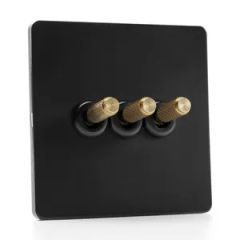 OEM Metal Retro Light Electrical Brass Toggle Wall Switches Socket for Lighting Control - Image 2