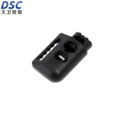 Plastic Black Cord Double Hole Rope Buckle Origin China Trademark DSC Element Fashion Stock Not Stock Model NO. BK0189 Spring With - Image 5