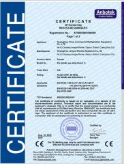 CE certificate of Guangzhou Lanyue Electric Appliance Co., Ltd – certificate photo, supplier certificates section