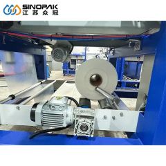 High Speed Linear Type Fully Automatic PE Film Shrink Wrap Packaging Machine Pet Water Bottles Cans Packaging Heat Shrink Wrapping Packaging - Image 3