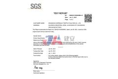 SGS Test Report certificate from Shandong Safebuild Traffic Facilities Co., Ltd.