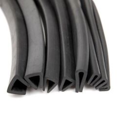 Black U Channel Edge Trim Seal EPDM Rubber Edging Trim Seal - Suzhou Arisons New Material Co.,Ltd.