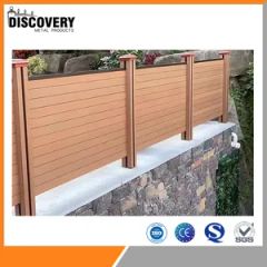 WPC Material Garden Fence Wall Panels Outdoor, WPC Composite Fencing Panels - Shandong Discovery Metal Products Co., Ltd.