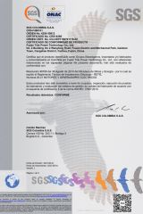 SGS certificate from TIDE POWER TECHNOLOGY CO., LIMITED