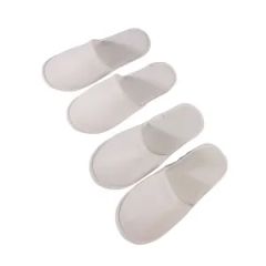 Luxury Disposable Hotel Slippers with Personalized Logo Design - Image 4