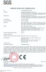 Certificate certificate from Zhongshan Daofey Electrical Co., Ltd.