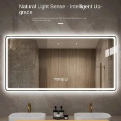 CF Blm1004 40*60cm Rectangle Customized Frameless Shower Room LED Bathroom Mirror Wall Decoration Lamp with Intelligent Lighting - Shuyang Yingjie Kitchen & Bath Co., Ltd.
