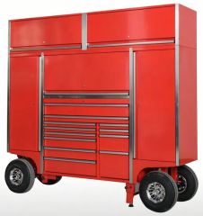 Multifunctional Workshop Cabinet Tool Equipment Storage Unit Wheeled Yes Origin China Trademark Eyon HS Code 8716800000 Extension 100% - Image 6