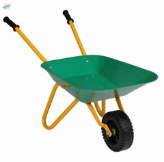 Kids Wheelbarrow Metal With Rubber Hand Grips - Image 1