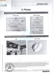 ASGARD-TUV Rheinland certificate from Shandong Asgard Import&Export Co., Ltd