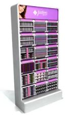 Factory Price Fashionable Customized Movable Metal Makeup Cosmetic Nail Polish Display Rack - Image 5