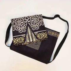 Factory Wholesale Prayer Mat Rug with Bag Muslim Carpet Rug Set Travel - Image 2
