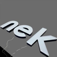 Custom Acrylic LED Front Lit Storefront Signage Illuminated Letters - Image 1