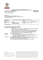 EN581 certificate from NINGBO YONGYE ZIHANTECHNOLOGY CO., LTD.
