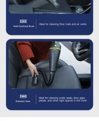 Compact Car Vacuum Cleaner with Powerful Suction for Easy Cleaning - Image 6
