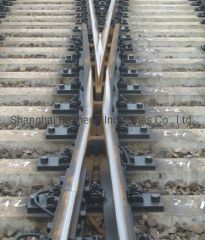 Alloy Steel Turnout Frog Assembled 1Y MOQ100 China 730230 Origin China Type Turnout HS Code 730230 Transport Package Assambling - Shanghai Bosheng Industries Co., Ltd.