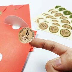Seal Sticker Custom Bottle Jar Security Logo Labels Kraft Paper Tamper Proof Packaging Waterproof Sealing Stickers - Image 6