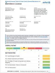 amfori Social Audit - Manufacturing certificate from Quanzhou Aisycle Trading Co., Ltd.