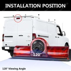 EnruigeOK Universal Rear View Backup Camera Third Brake Light for Cargo Van Truck Bus - Image 6