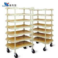 Multi-Layer Storage Cart Movable Floor Rack for Car Rental Snack Storage Trolley - Image 5