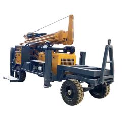 Cemachine a Forage Drilling Rig Borehole DTH Mine Drilling Rig Machines Pile Drivers for Open Use - Image 4
