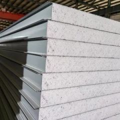Sandwich Panel Fireproof Insulated Rock Wool Sandwich Panel Fireproof Rock Wool for Prefabricated Container House - Yantai Asa Steel Building Co., Ltd