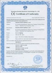 LED 2G11 lighting certificate from Shenzhen Enrich Lighting Co., Ltd.