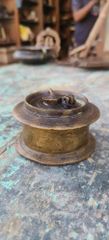 Pooja Antique Brass Round Oil Chirag, Size: 4 Inch Size 4 Inch Style Antique Material Brass Occasion Pooja Diya Shape - Image 3