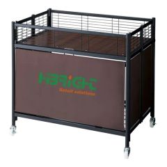 Steel Frame Professional Design Foldable Display Promotion Table with Large Storage Space - Image 1