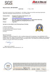 SGS certificate from Dongguan Ope Equestrian Co., Ltd.