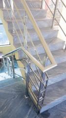 Silver Polished Stainless Steel Railing Shape Round Color Silver Hardness 55 HRC Appearance Modern Usage/Application - Ajay Enterprises