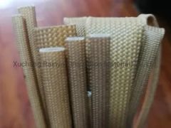 Transformer Electrical Insulation Materials 2753 Flexible Silicone Rubber Fiberglass Braided Sleeve - Xuchang Rainyan Insulation Material Co., Ltd.