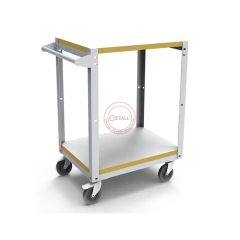 Detall ESD Three Layer Cart for Safe Electronics Transport Color Gray Origin China Condition New Model NO. RV3 Customized - Image 2