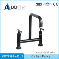 304 Stainless Steel Black Kitchen Faucet with Copper Spool Zinc Alloy Handle - Shanghai Addith Hardware Co., Ltd.