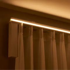 Wholesale Modern Smart Motorized Curtain Track with LED Light - Image 5