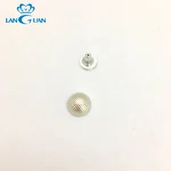 11mm Lattice Pattern Rose Gold Jeans Pocket Rivet Alloy Custom Design Rivet - Image 1