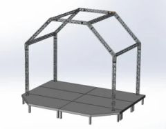 Aluminum Truss Arch Truss Tower System Aluminum Rigging OEM Yes Color Silver Shape Square Length 0.5-4m Model NO. SF01 HS Code 76109000 - Guangzhou Sgaier Truss Co., Ltd