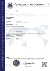 CE for Artificial Grass certificate from Ningbo Capri Group Limited