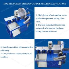 Commercial Screw Candle Machine Automatic Screw Birthday Candle Making Machine Wax Candle Making Machines for Sale - Image 5