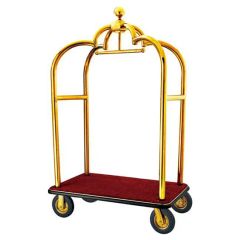 Hotel Lobby High Standard Concierge Bellman Cart Baggage Luggage Trolley - Image 4