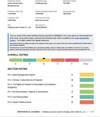 BSCI certificate of Anji Nice Import and Export Co., Ltd. – certificate photo, supplier certificates section