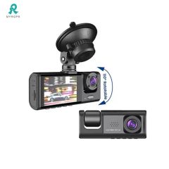 DVR Cars Dash Cam Black Box for Car Accessories 3 Channel Front and Rear Dash Camera 1080P - Image 4