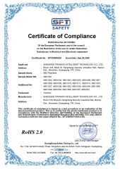 ABS_Filaments_ROHS_Certificate certificate of Xiaohoo Intelligent Technology Co., Ltd. – certificate photo, supplier certificates section