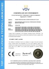 CE Certificate for SGMC Contactors certificate of Wenzhou Xinchi International Trade Co., Ltd. – certificate photo, supplier certificates section