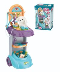 Pet Care Trolley Set Pet Dressing Set with Light and Music with Puppy Toy - Shantou S-Partner Toys Co., Ltd.