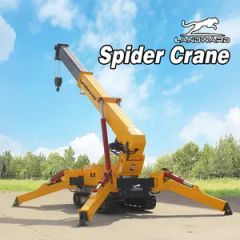 Hydraulic Telescopic Small Cranes 360 Degree Rotation 3 Ton New Spider Crane High Power Municipal Building Construction Use Liftin - SHANDONG LANDWARD HI GROUP