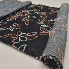 Tc Denim with Emb Min 1000m Width 51'' Technics Woven Drawn Embroidery Trademark Chatlee Model NO. CH-10636 HS Code 5810910000 - Image 6