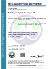 MANAGEMENT SYSTEM CERTIFICATION certificate of PERALD (Changzhou) Hydraulic Technology Co., Ltd. – certificate photo, supplier certificates section